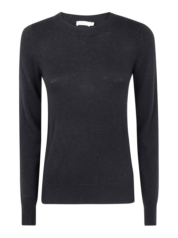 ABSOLUT CASHMERE: クルーネック - クルーネック - 黒
