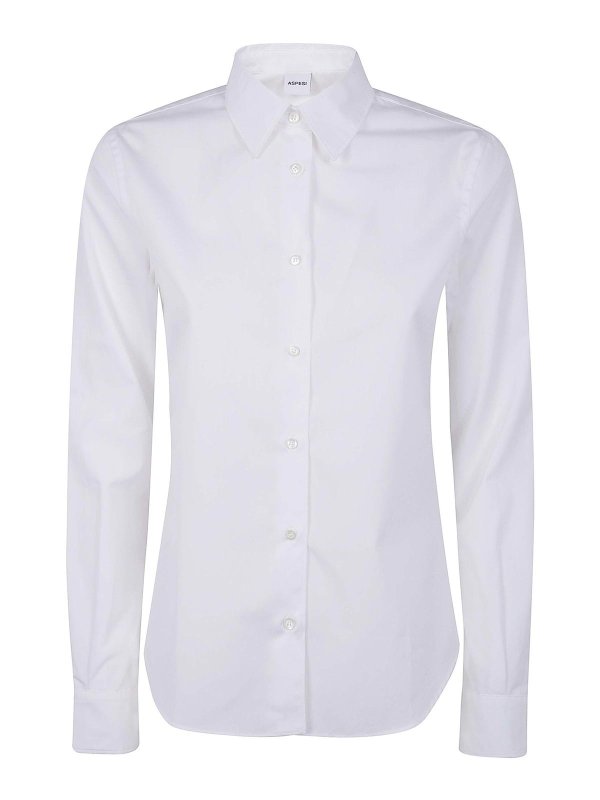 ASPESI: camicie - Mod5422 Camicia in cotone con icone
