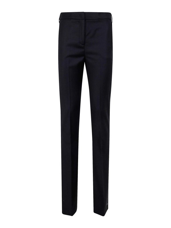 BLUMARINE: flared jeans - Flared Twill Pants