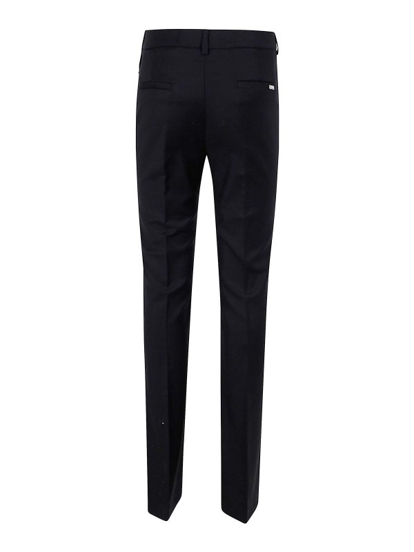 BLUMARINE: flared jeans online - Flared Twill Pants