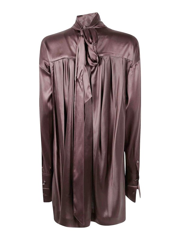 DRIES VAN NOTEN: シャツ online - シャツ - ブラウン