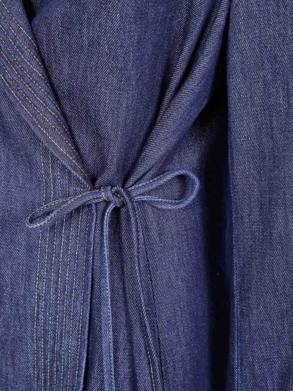 The Best Shops DRIES VAN NOTEN: ロングコート - ロングコート - ブルー