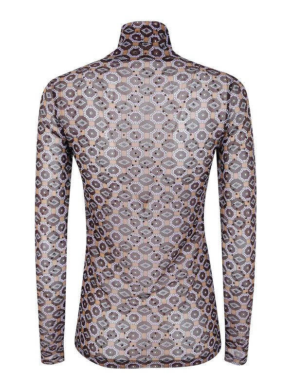 DRIES VAN NOTEN: Rollkragenpullover  und Polo-Ausschnitt online - Rollkragenpullover - Braun