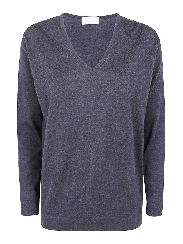 DRUMOHR: Pull col rond - Pull Col Rond - Gris