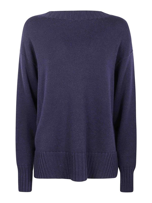 DRUMOHR: Pull col rond - Pull Col Rond - Bleu