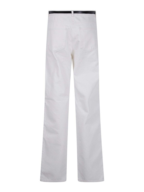 ELISABETTA FRANCHI: Jeans Rectos online - Vaqueros Rectos - Blanco