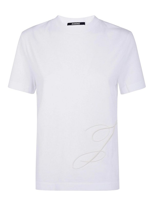 JACQUEMUS: Camisetas - Camiseta - Blanco