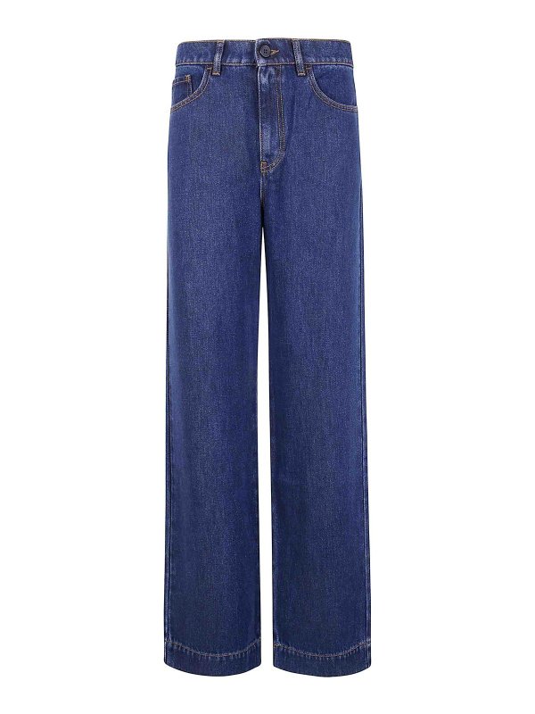 P.A.R.O.S.H.: Jeans Rectos - Vaqueros Rectos - Azul