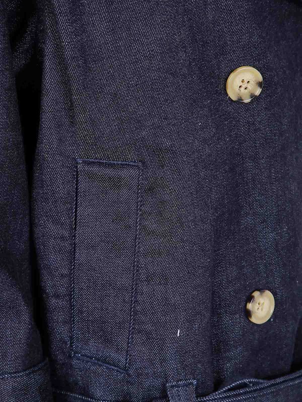 The Best Shops Self Portrait: Trenchcoats - Trenchcoat - Blau