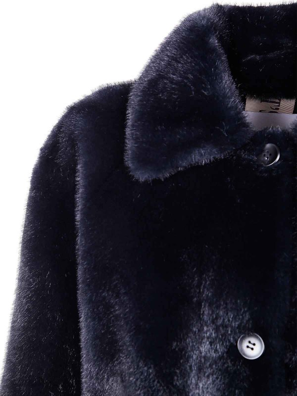The Best Shops VALENTINI 1972: Pelz und Shearling - Pelz - Blau