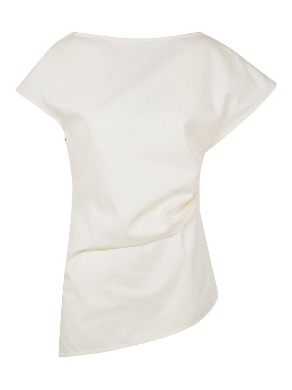J.W. ANDERSON: Tops y camisetas sin mangas - Top - Blanco