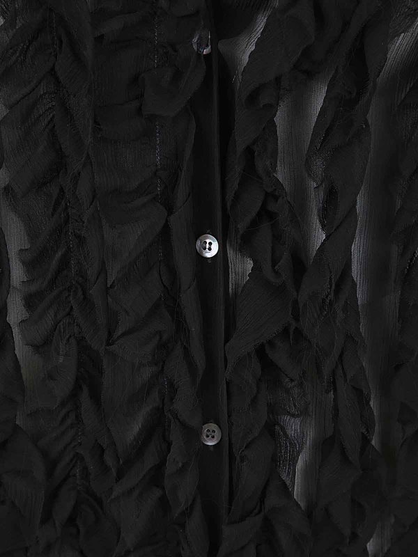 The Best Shops DRIES VAN NOTEN: Hemden - Hemd - Schwarz