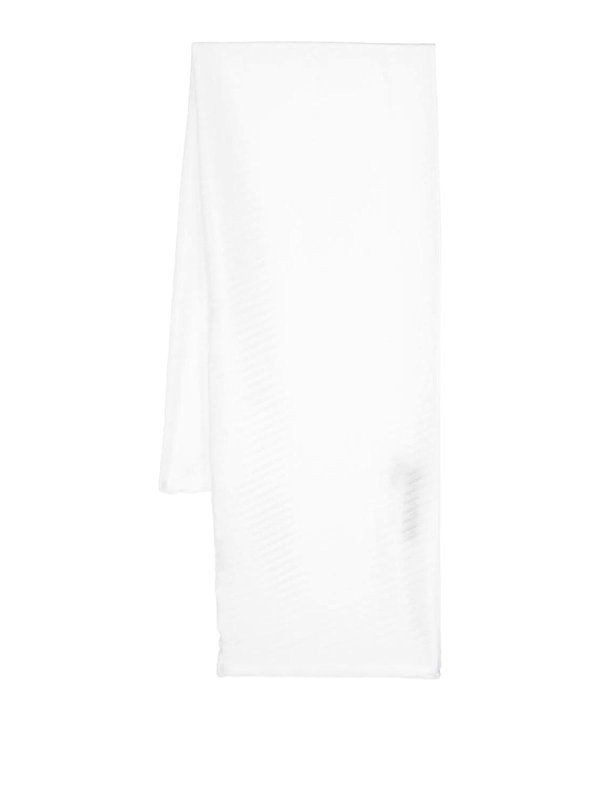 EMPORIO ARMANI: Bufandas y pañuelos - Bufanda - Blanco