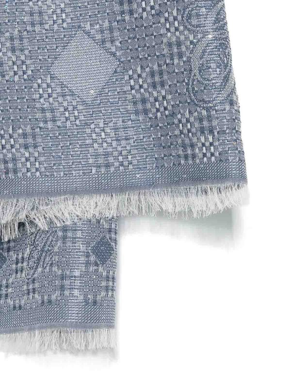 The Best Shops EMPORIO ARMANI: スカーフ - スカーフ - ブルー