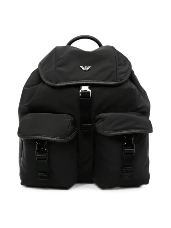 EMPORIO ARMANI: バックパック - バックパック - 黒