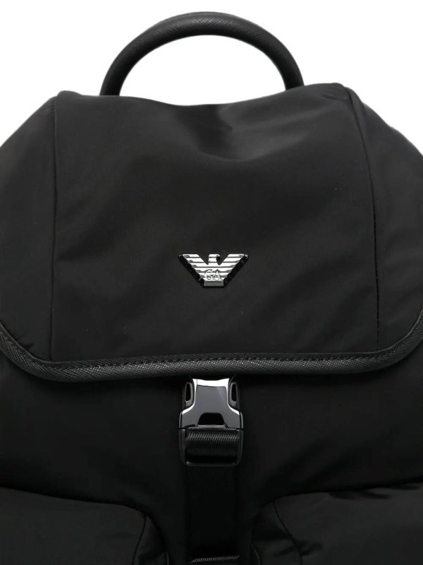 EMPORIO ARMANI: バックパック online - バックパック - 黒
