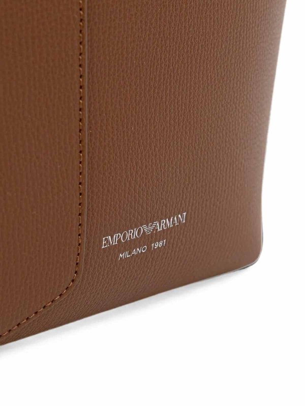 トートバッグ - ブラウン shop online: EMPORIO ARMANI