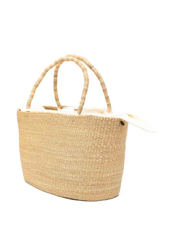 Maxi Echo Straw Bag shop online: MUUÑ