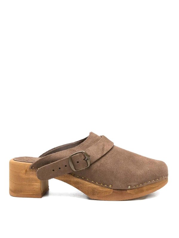 BOSABO: Zapatos chinelas - Chinelas - Verde