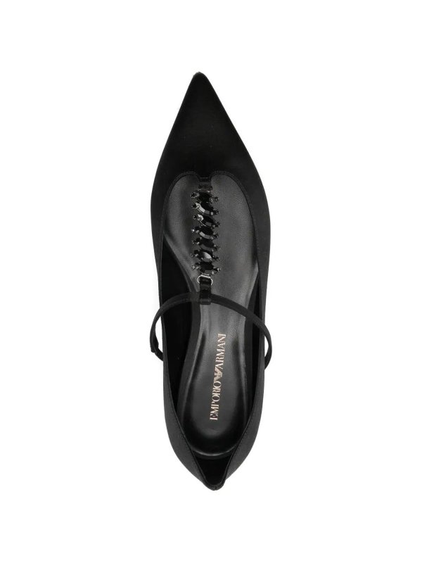EMPORIO ARMANI: フラットシューズ online - フラットシューズ - 黒