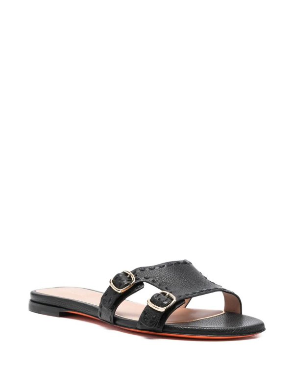 The Best Shops SANTONI: flat shoes - Didi Slippers Flat