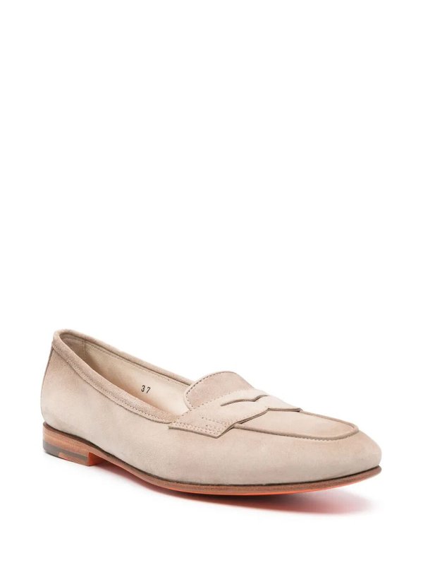 The Best Shops SANTONI: ロファー＆スリッパ - ローファー - ヌードカラー