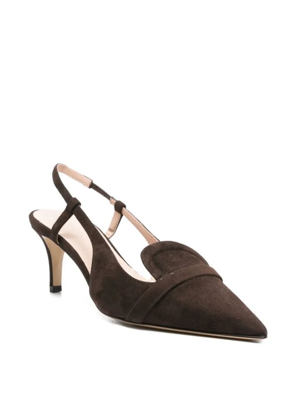 P.A.R.O.S.H.: sandals online - Suedde Slingback