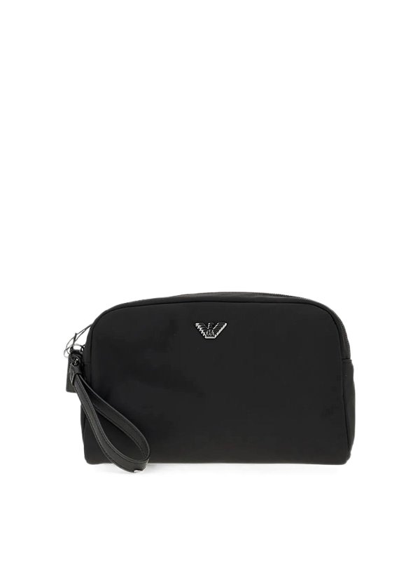 EMPORIO ARMANI: クラッチバッグ - クラッチバッグ - 黒