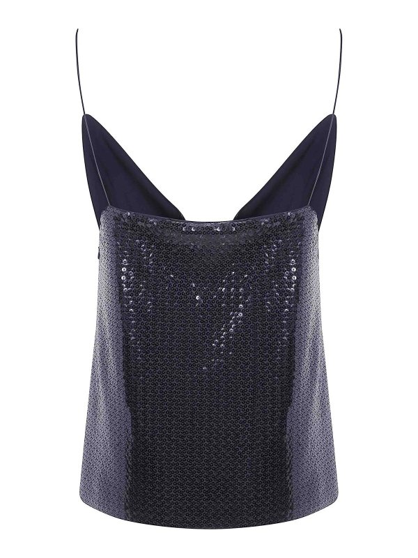 ALBERTA FERRETTI: Tops y camisetas sin mangas online - Top - Negro