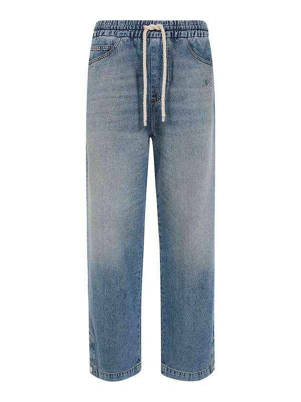 AMIRI: flared jeans - Drawstring Baggy Jeans