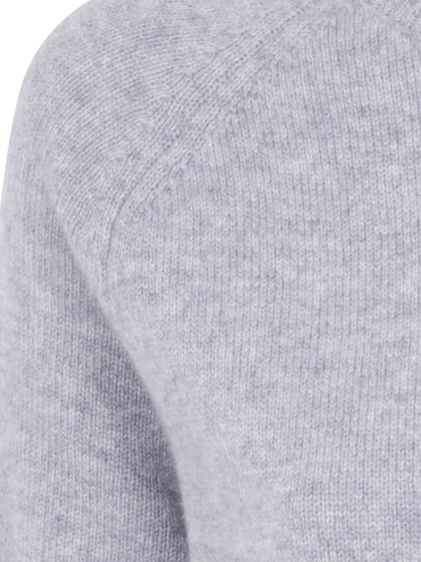 The Best Shops ANINE BING: Strickpullover mit Rundhalsausschnitt - Rundhalspullover - Grau