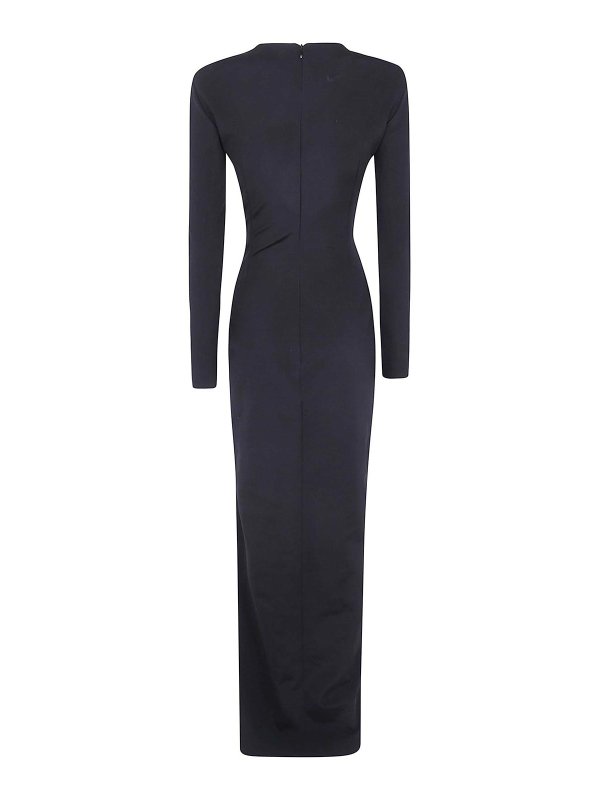 Balmain: Maxi robe online - Maxi Robe - Noir