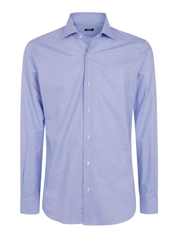 BARBA: Chemises - Chemise - Bleu