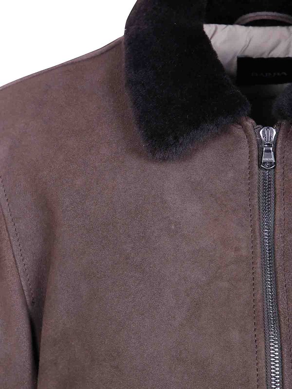 The Best Shops BARBA: leather jacket - Boston Aviator Jacket