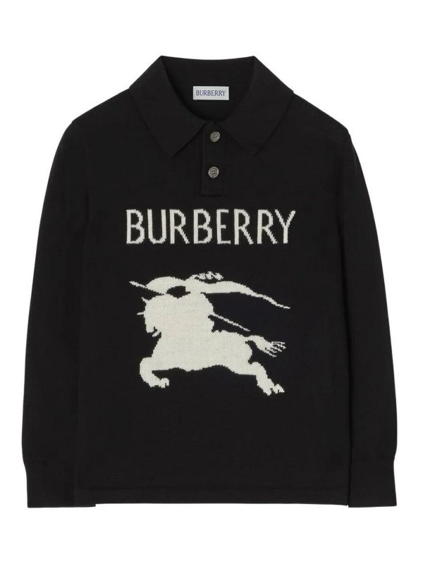 BURBERRY: Polos  - Polo - Noir
