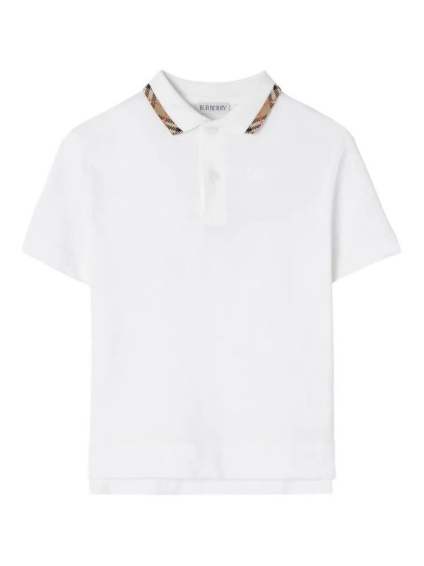 BURBERRY: Polos  - Polo - Blanc