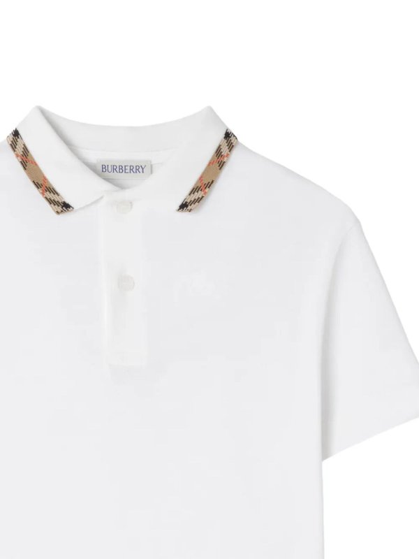 BURBERRY: Polos  online - Polo - Blanc