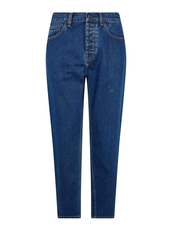 CARHARTT: Jeans Rectos - Vaqueros Rectos - Azul