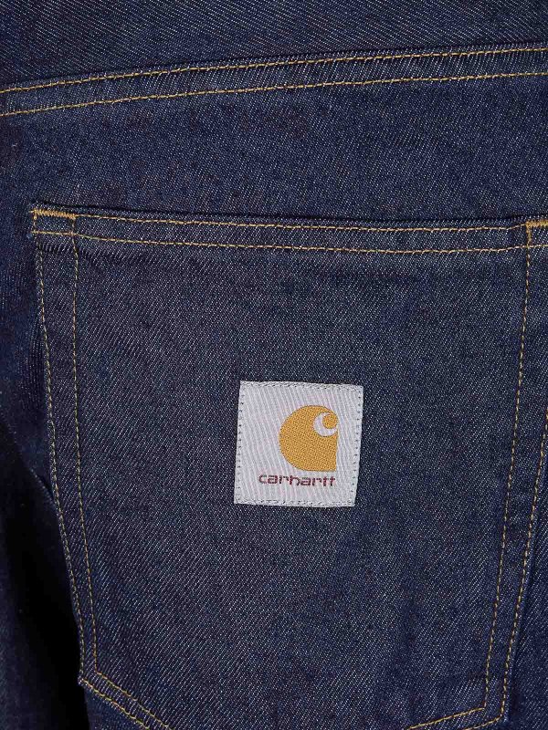 The Best Shops CARHARTT: Straight Leg Jeans - Straight Leg Jeans - Blau