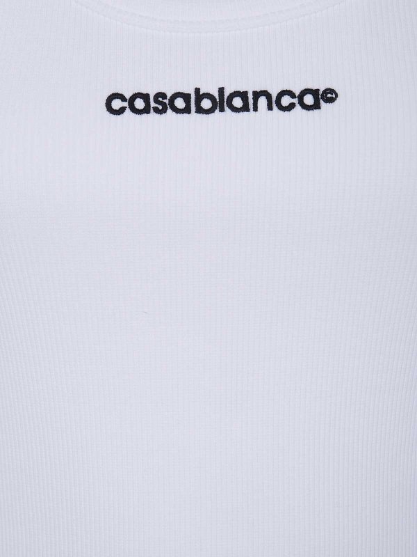 The Best Shops CASABLANCA: Tops und Tank Tops - Top - Weiß