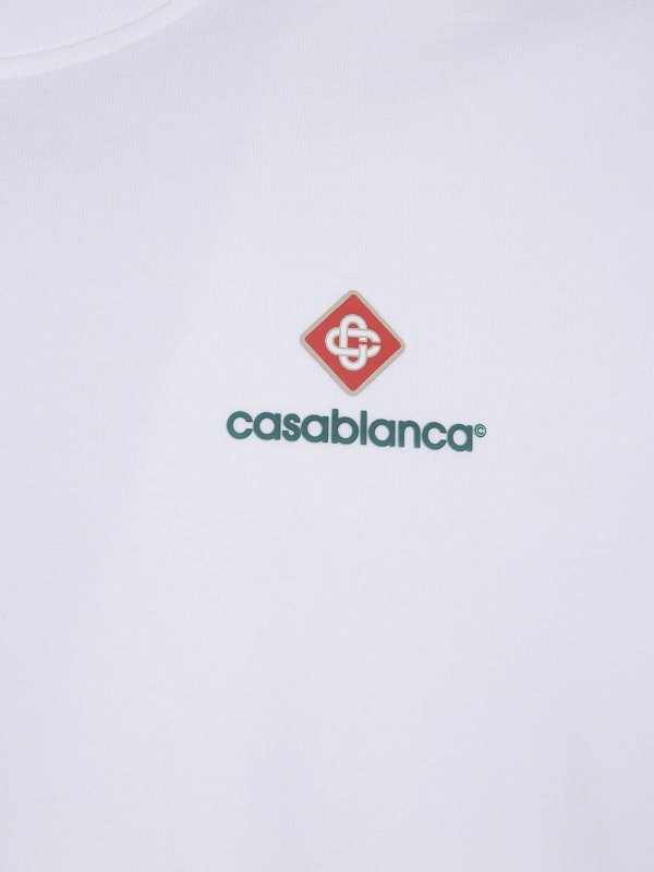 The Best Shops CASABLANCA: T-shirts - T-Shirt - Weiß