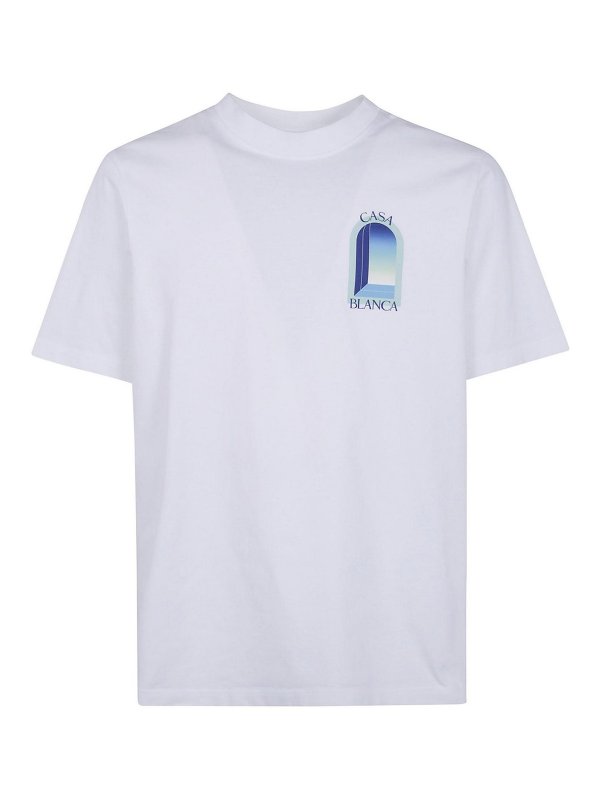 CASABLANCA: T-shirts - T-Shirt - Weiß