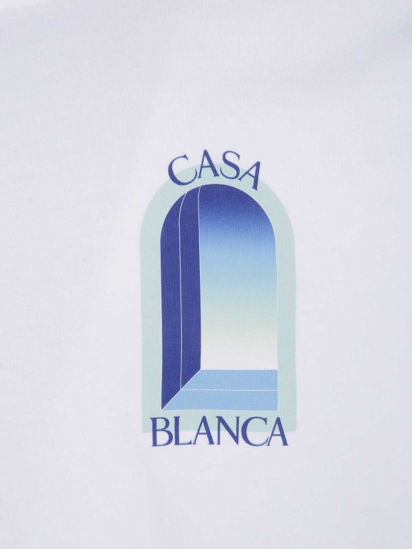 The Best Shops CASABLANCA: T-shirts - T-Shirt - Weiß