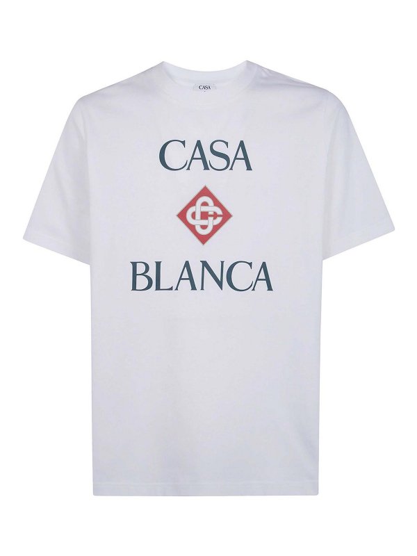 CASABLANCA: T-shirts - T-Shirt - Weiß