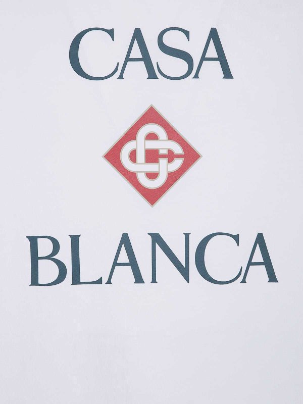 The Best Shops CASABLANCA: T-shirts - T-Shirt - Weiß