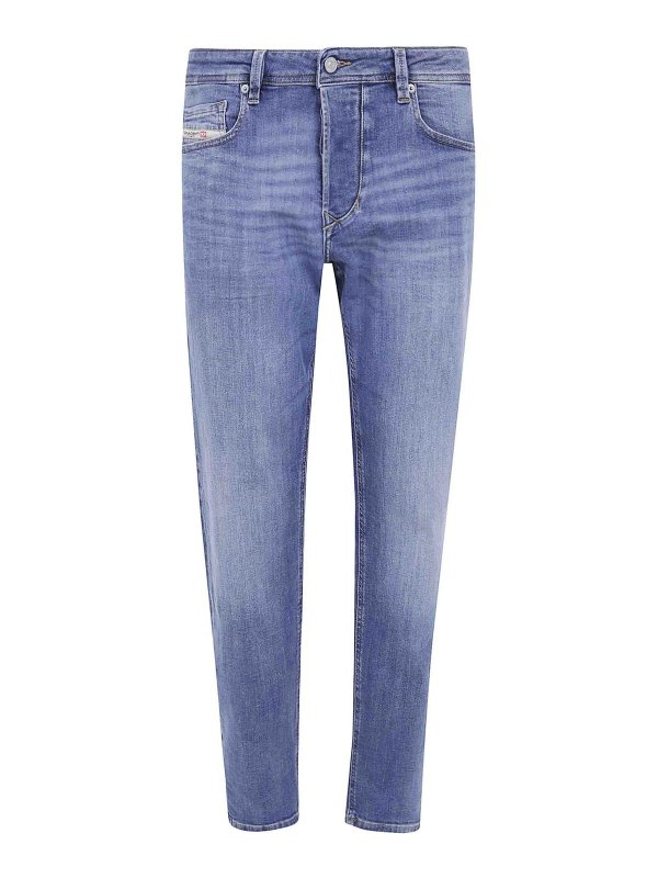 DIESEL: Jeans Rectos - Vaqueros Rectos - Azul