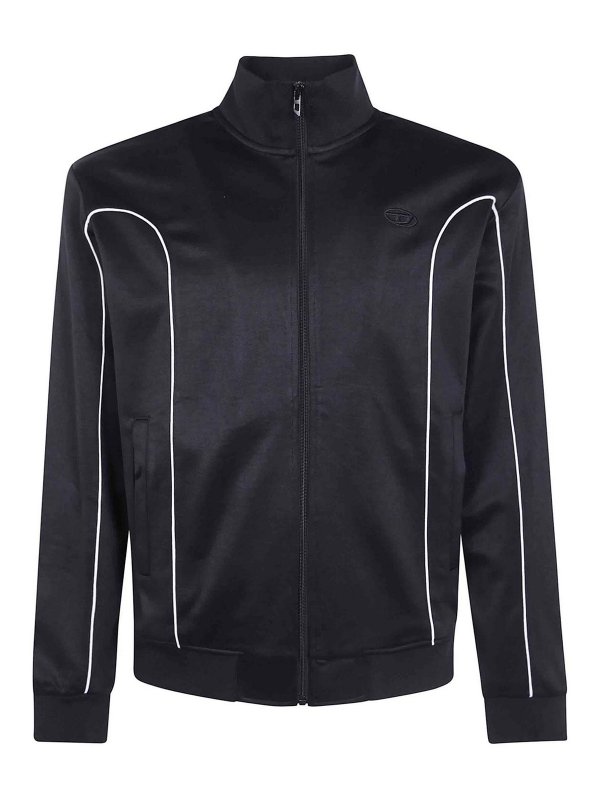 DIESEL: crew necks - S-Locking-Do Full Zip