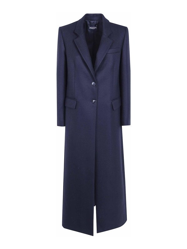 DRHOPE: long coats - Singlebreasted Long Coat