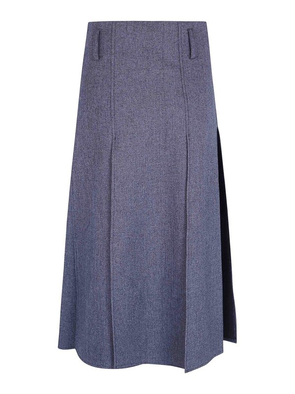 DRHOPE: Jupes midi et au genou online - Jupe Midi - Gris