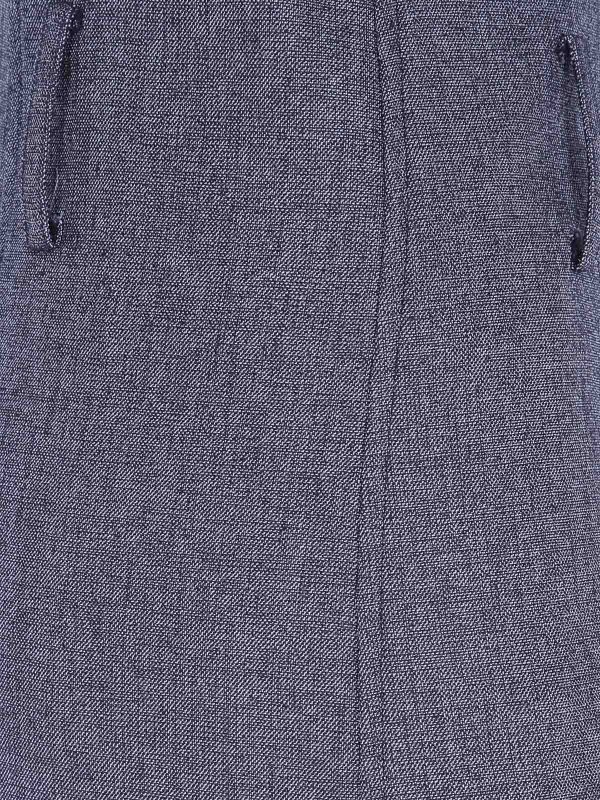 The Best Shops DRHOPE: Jupes midi et au genou - Jupe Midi - Gris